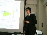 中島恭平さん「カムランド実験における7Be太陽ニュートリノの初観測結果」