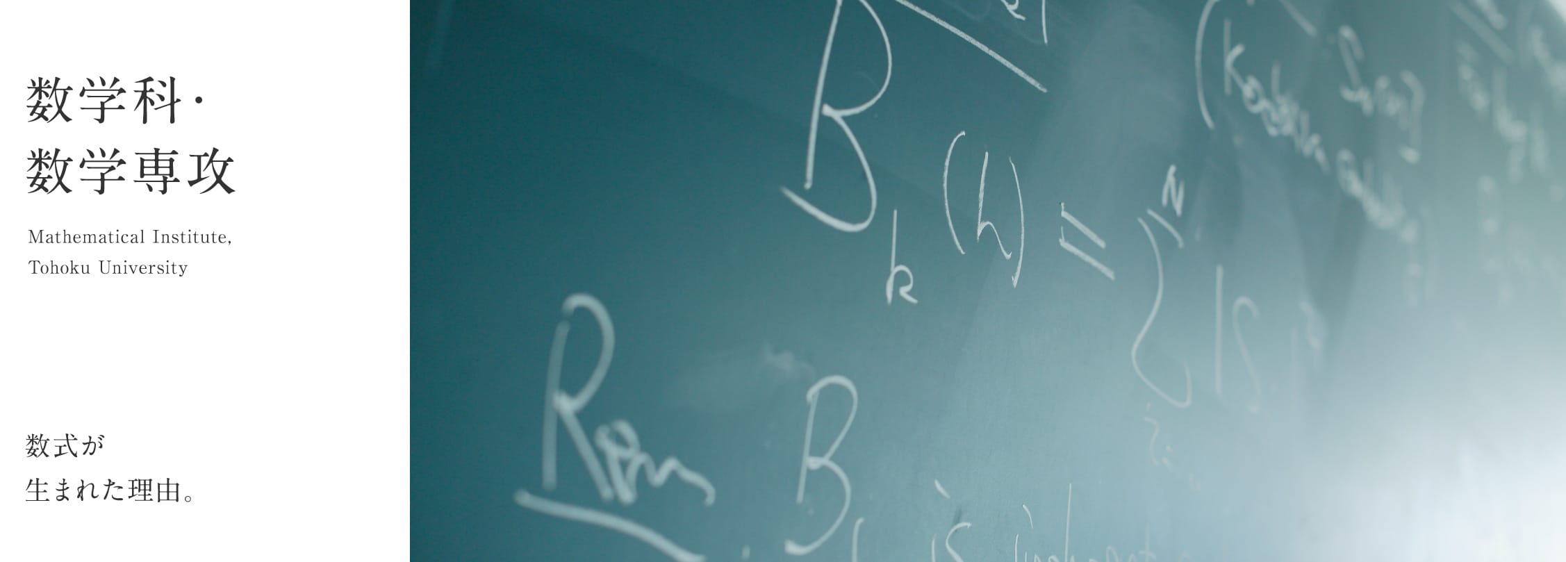 数学科・数学専攻
