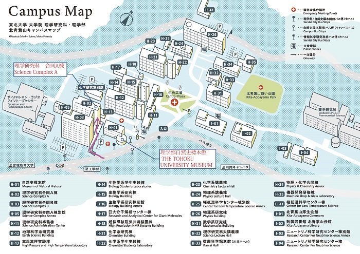link to pdf of aobayama-campus-map